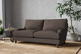 Marri Medium Sofa - Recycled Cotton Mocha-MAKE TO ORDER-Nkuku