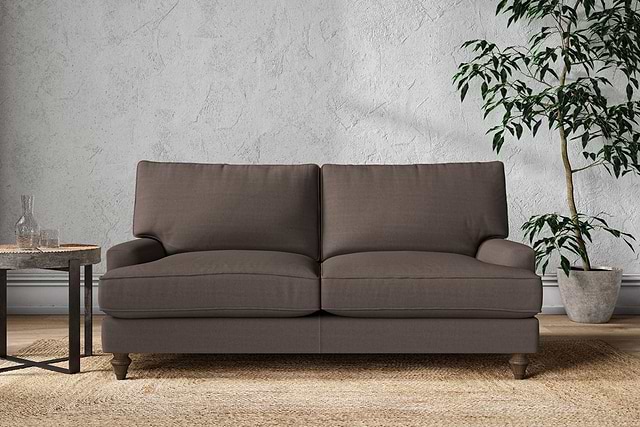 Marri Medium Sofa - Recycled Cotton Mocha-MAKE TO ORDER-Nkuku
