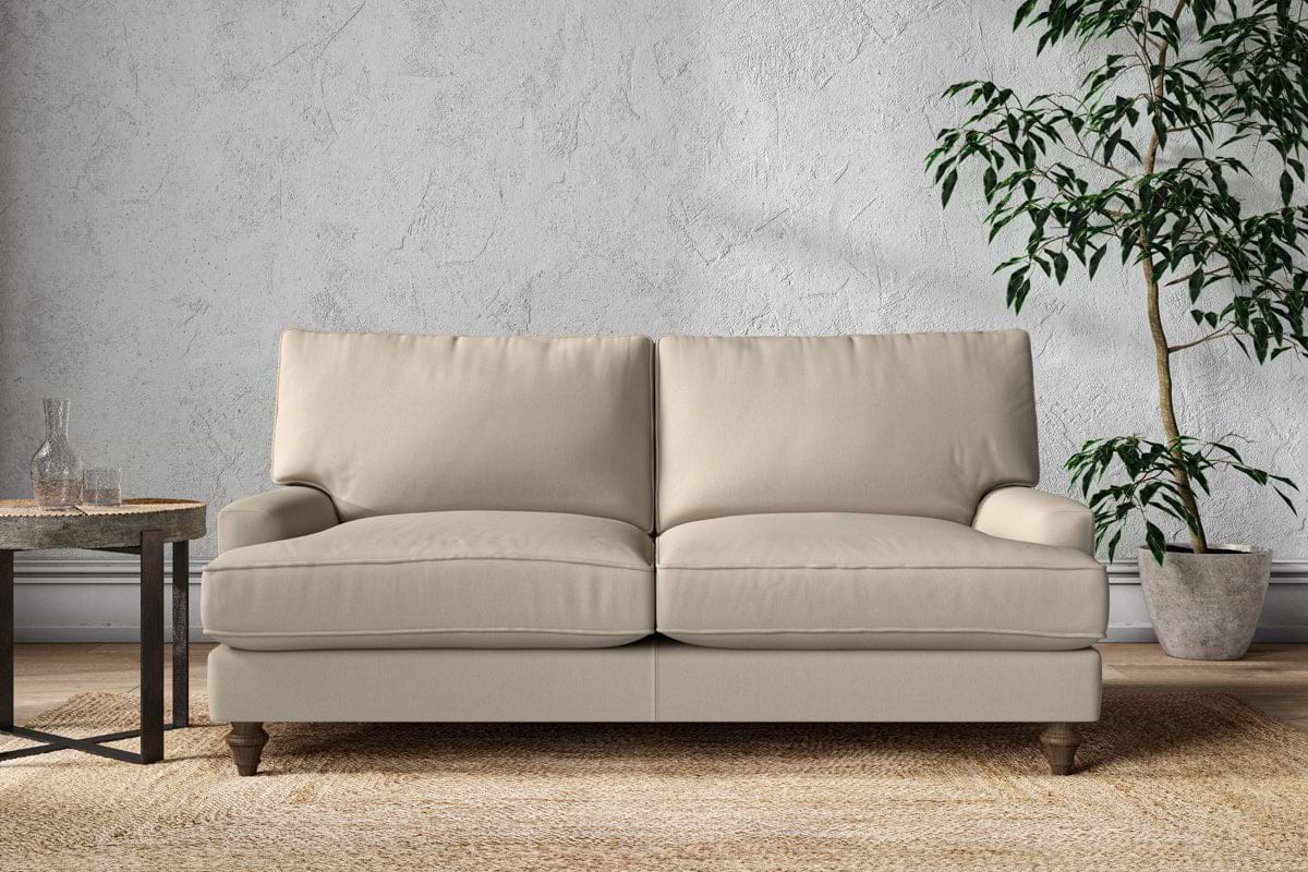 Marri Medium Sofa - Recycled Cotton Stone-MAKE TO ORDER-Nkuku