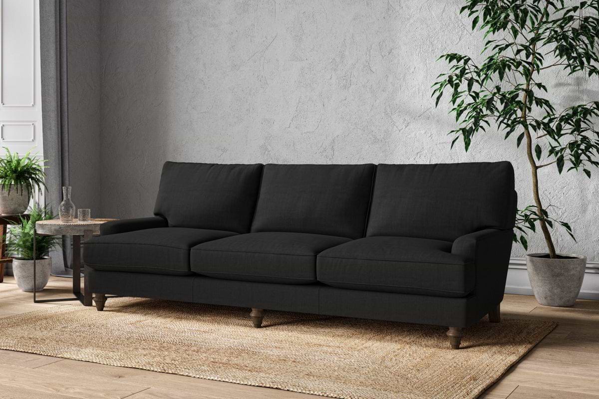 Marri Super Grand Sofa - Brera Linen Charcoal