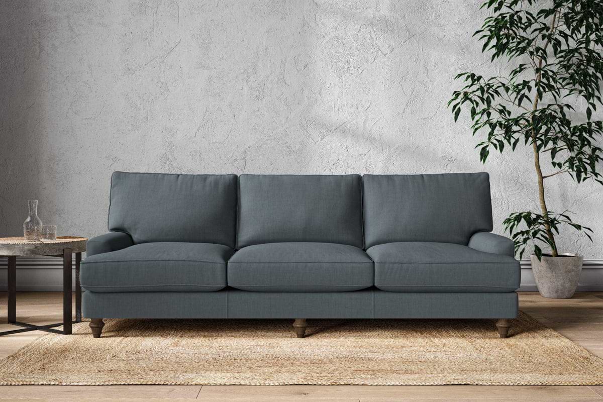 Marri Super Grand Sofa - Brera Linen Dusk-MAKE TO ORDER-Nkuku