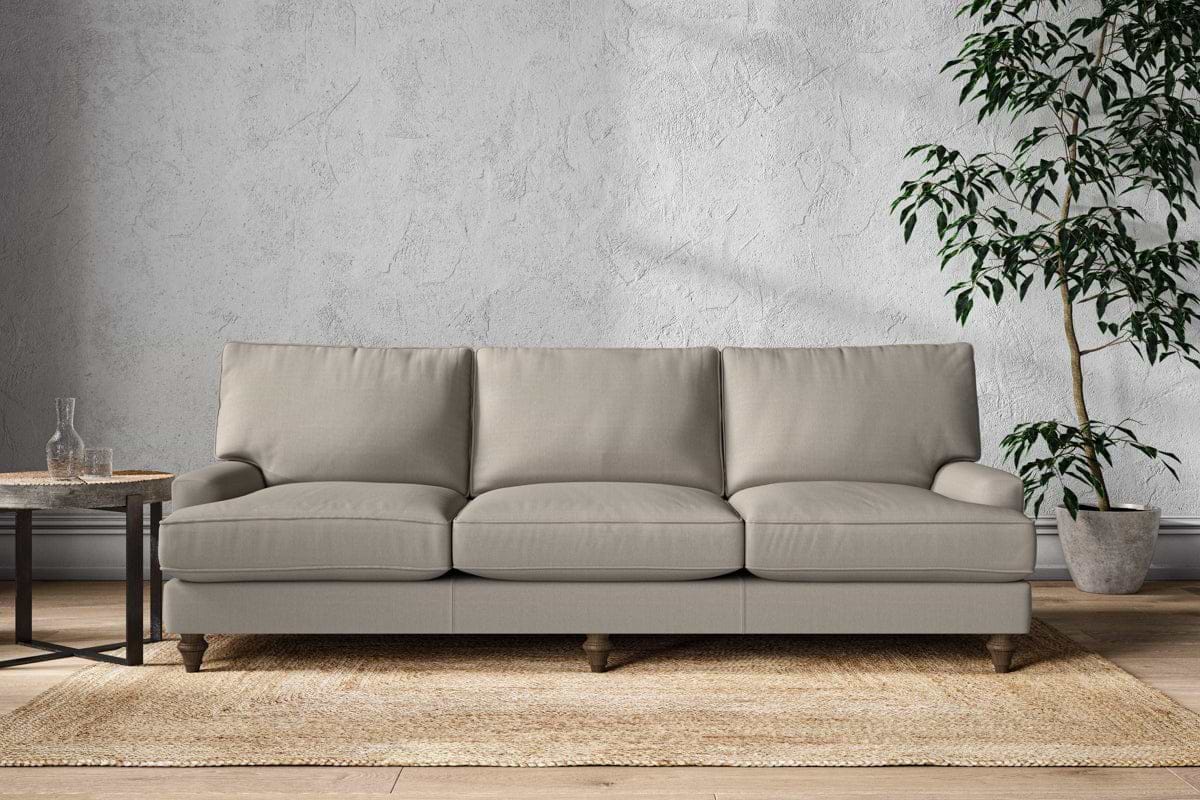 Marri Super Grand Sofa - Recycled Cotton Flax-MAKE TO ORDER-Nkuku