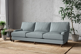 Marri Super Grand Sofa - Recycled Cotton Horizon-MAKE TO ORDER-Nkuku