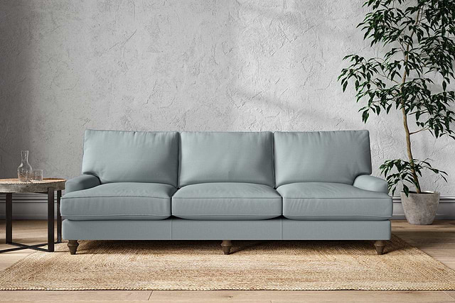 Marri Super Grand Sofa - Recycled Cotton Horizon-MAKE TO ORDER-Nkuku