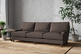 Marri Super Grand Sofa - Recycled Cotton Mocha-MAKE TO ORDER-Nkuku
