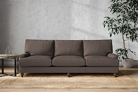 Marri Super Grand Sofa - Recycled Cotton Mocha-MAKE TO ORDER-Nkuku