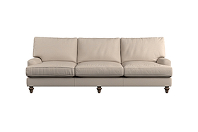 Marri Super Grand Sofa - Recycled Cotton Navy-MAKE TO ORDER-Nkuku