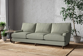 Marri Super Grand Sofa - Recycled Cotton Seaspray-MAKE TO ORDER-Nkuku
