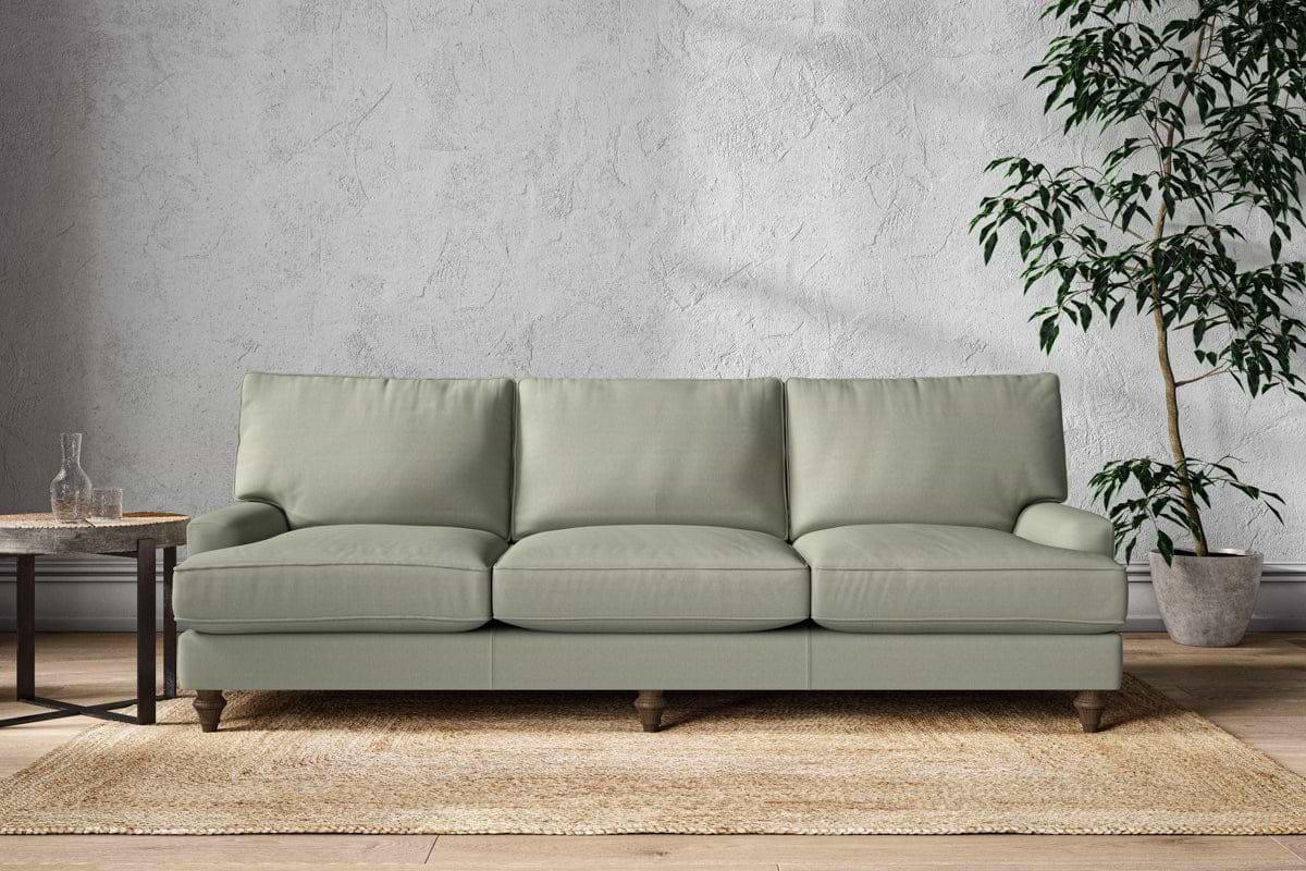 Marri Super Grand Sofa - Recycled Cotton Seaspray-MAKE TO ORDER-Nkuku