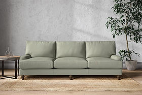 Marri Super Grand Sofa - Recycled Cotton Seaspray-MAKE TO ORDER-Nkuku