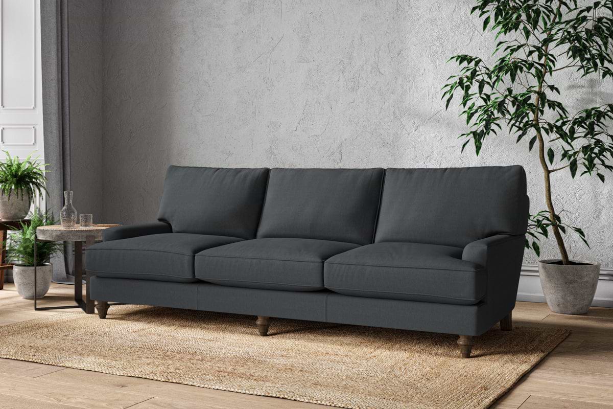 Marri Super Grand Sofa - Recycled Cotton Thunder