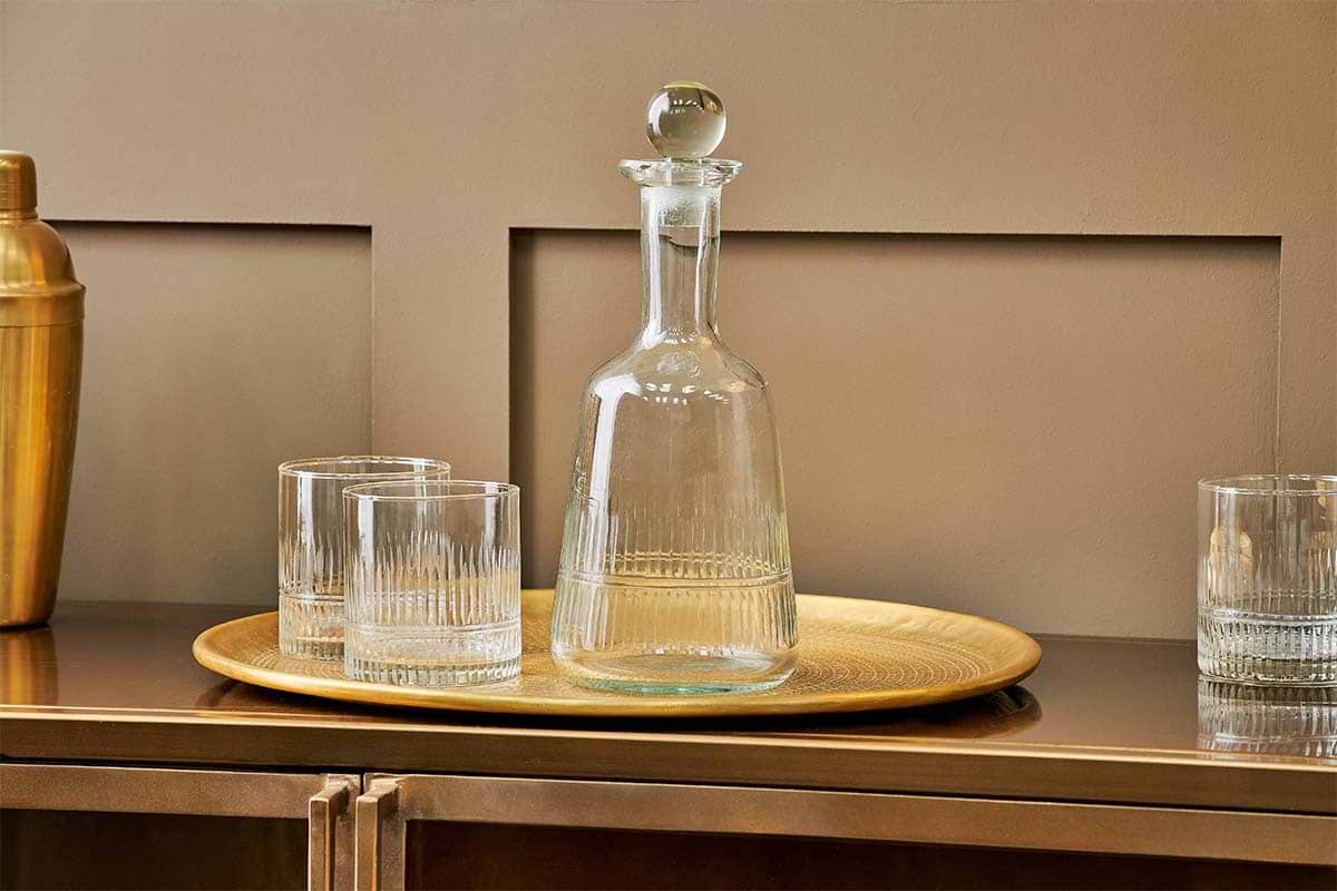 Mila Decanter - Clear-GLASSWARE-Nkuku