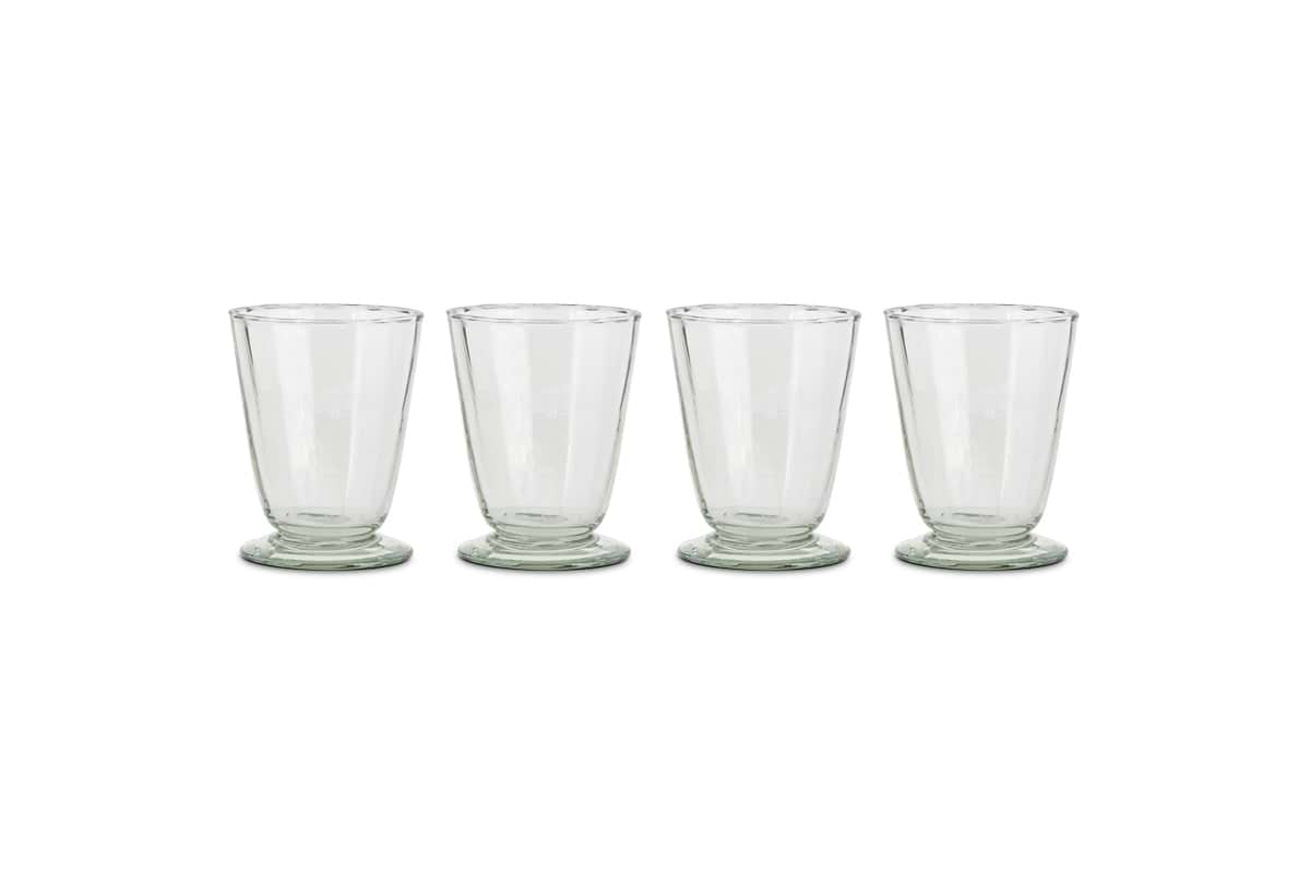 Minati Tumbler - Clear - (Set of 4)-GLASSWARE-Nkuku