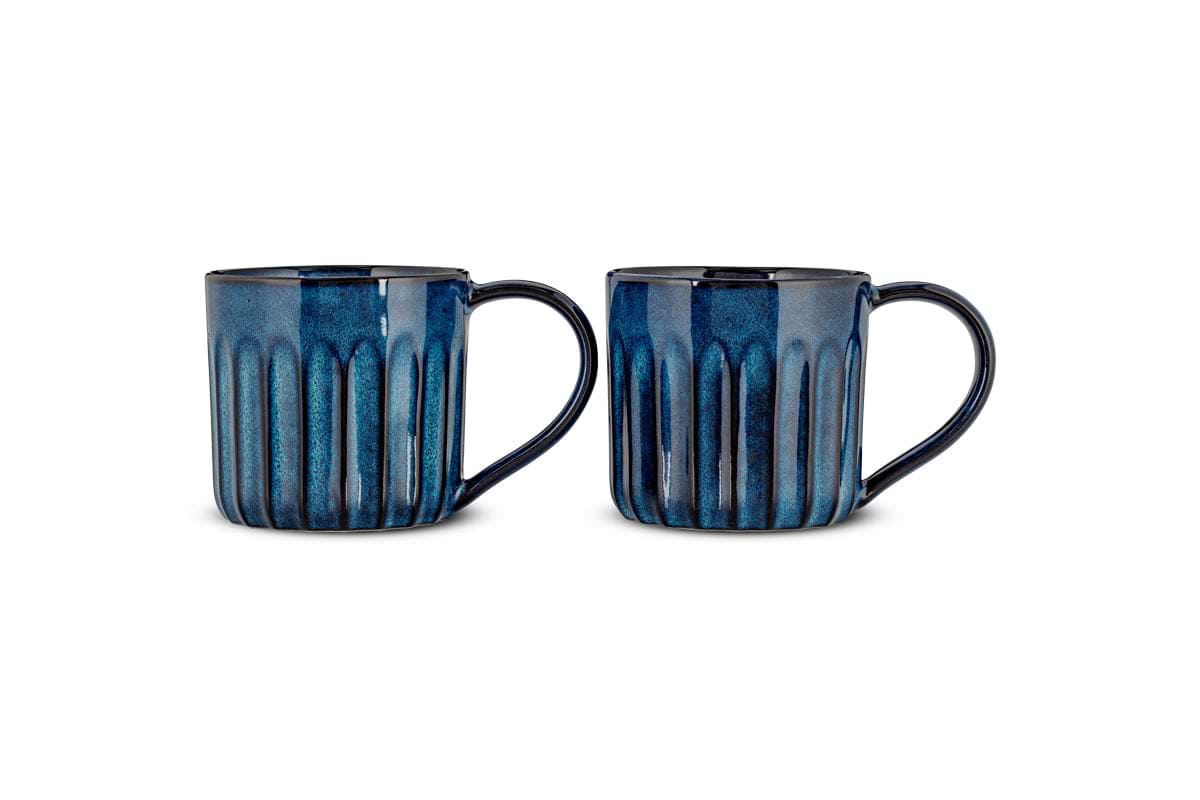 ノダテマグ　years color mug 紺色2024 NODATE Moda Mug - Deep Blue (Set of 2) – Nkuku