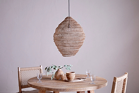Mukuni Wire Lampshade - Brass - Large