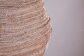 Mukuni Wire Lampshade - Brass - Large