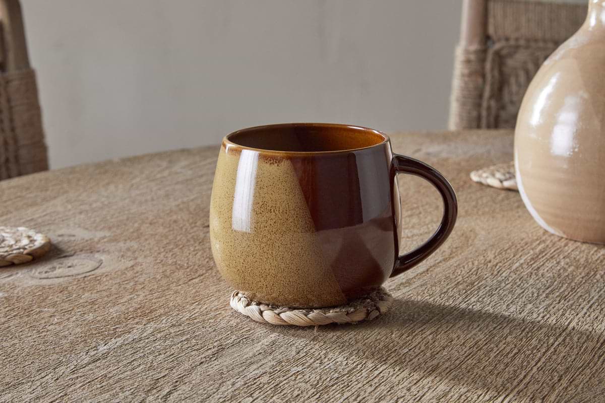 Naav Mug - Mustard (Extra Large)-TABLEWARE-Nkuku