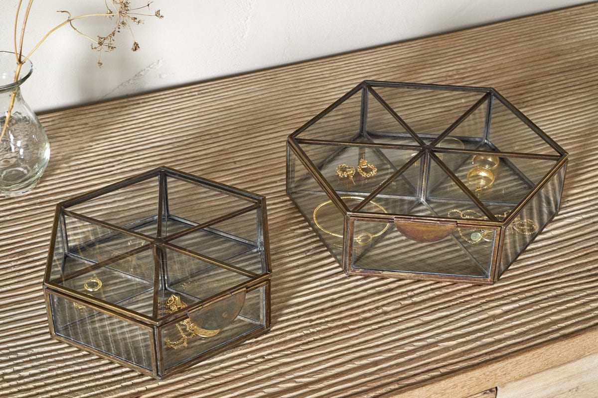 Sitara Jewellery Box - Antique Brass-GIFTING-Nkuku