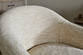 Aranya Cotton & Jute Occasional Chair - Natural