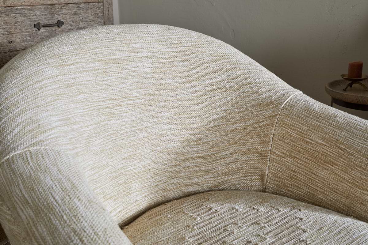 Aranya Cotton & Jute Occasional Chair - Natural