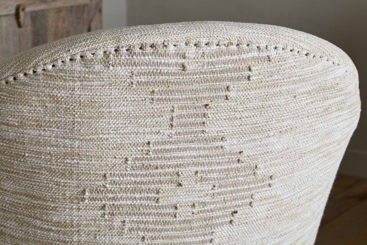 Aranya Cotton & Jute Occasional Chair - Natural