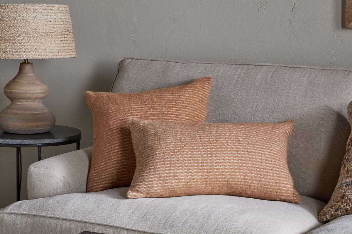 Ilaa Wool Cushion Cover - Sand-TEXTILES-Nkuku