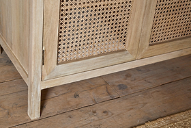 Kanz Mango Wood Wardobe - Natural