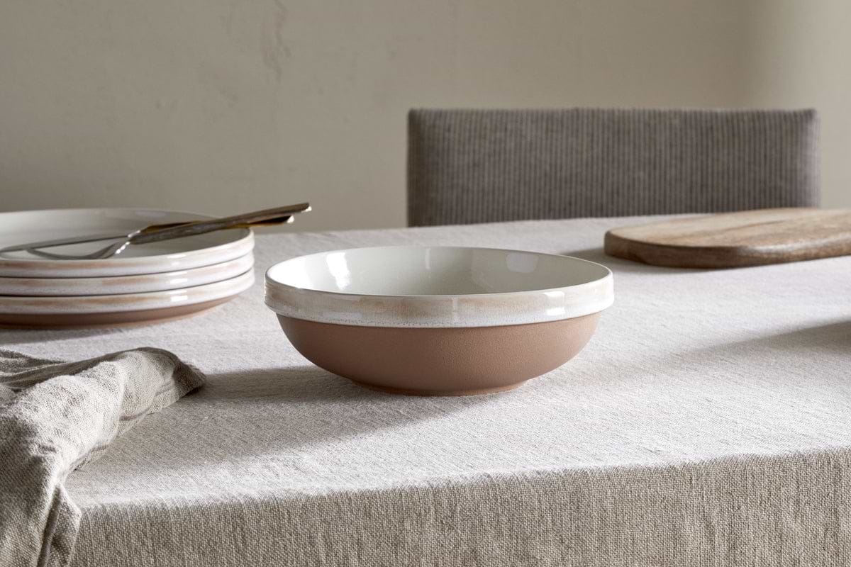 Edo Pasta Bowl - Terracotta-TABLEWARE-Nkuku
