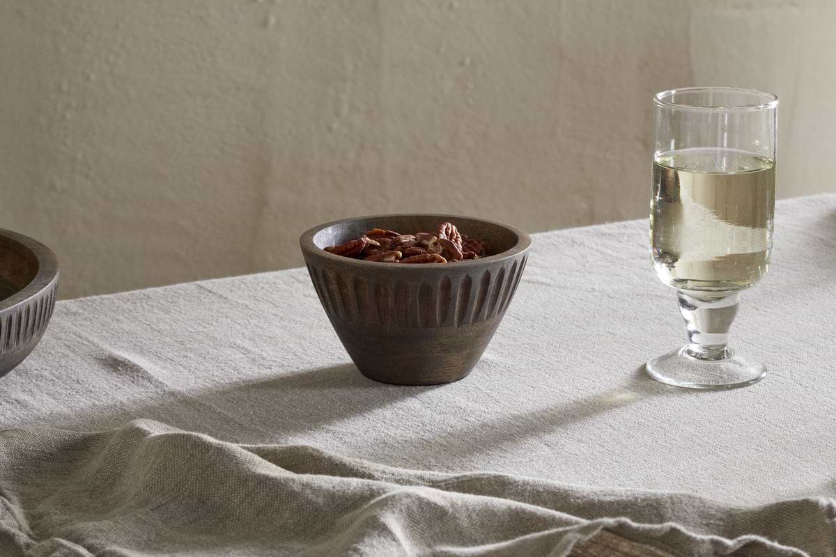 Eisha Serving Bowl - Brown-SERVEWARE-Nkuku