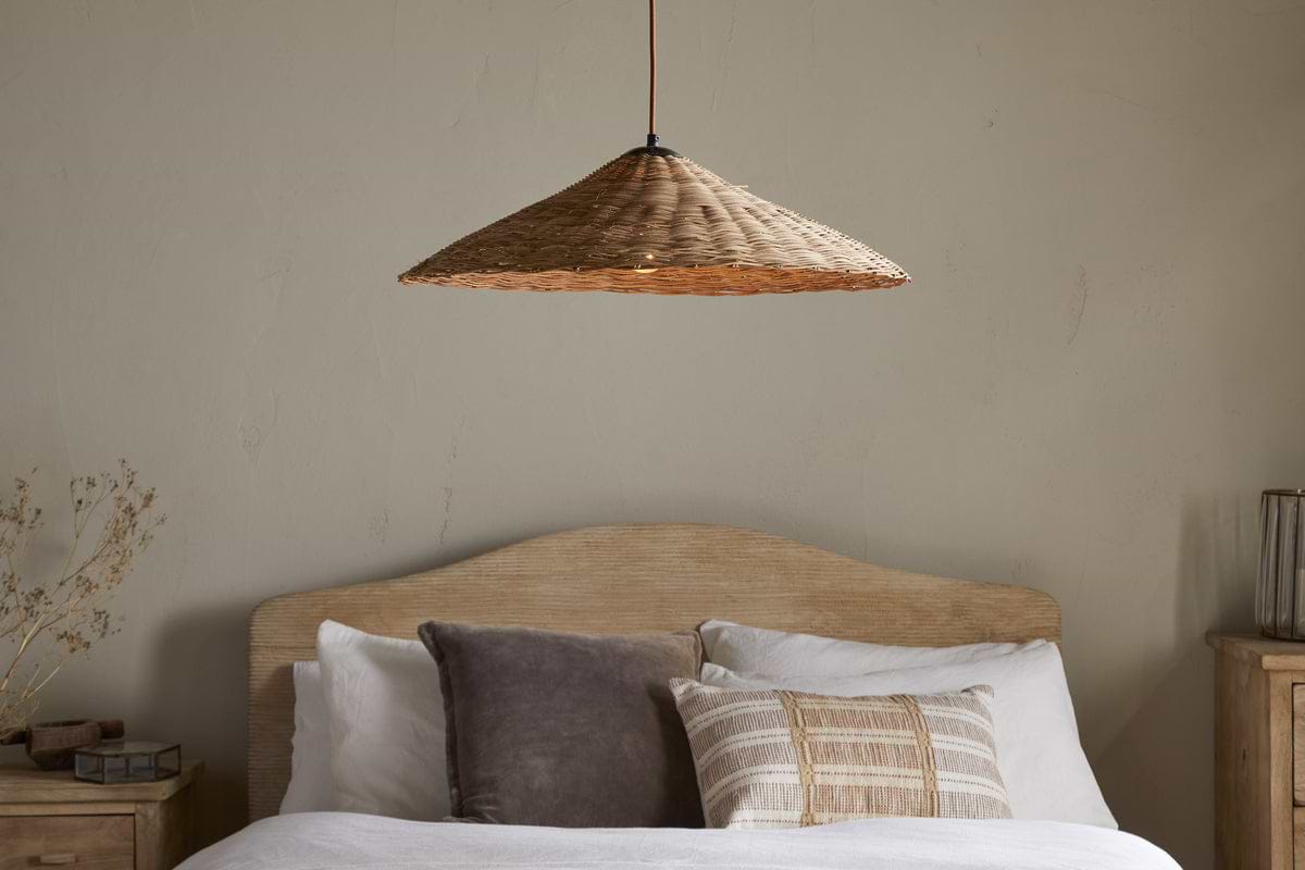 Sangu Rattan Pendant - Natural-LIGHTS-Nkuku