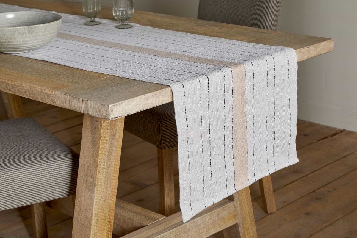 Buna Table Runner - Clay-KITCHEN & DINING ACCESSORIES-Nkuku