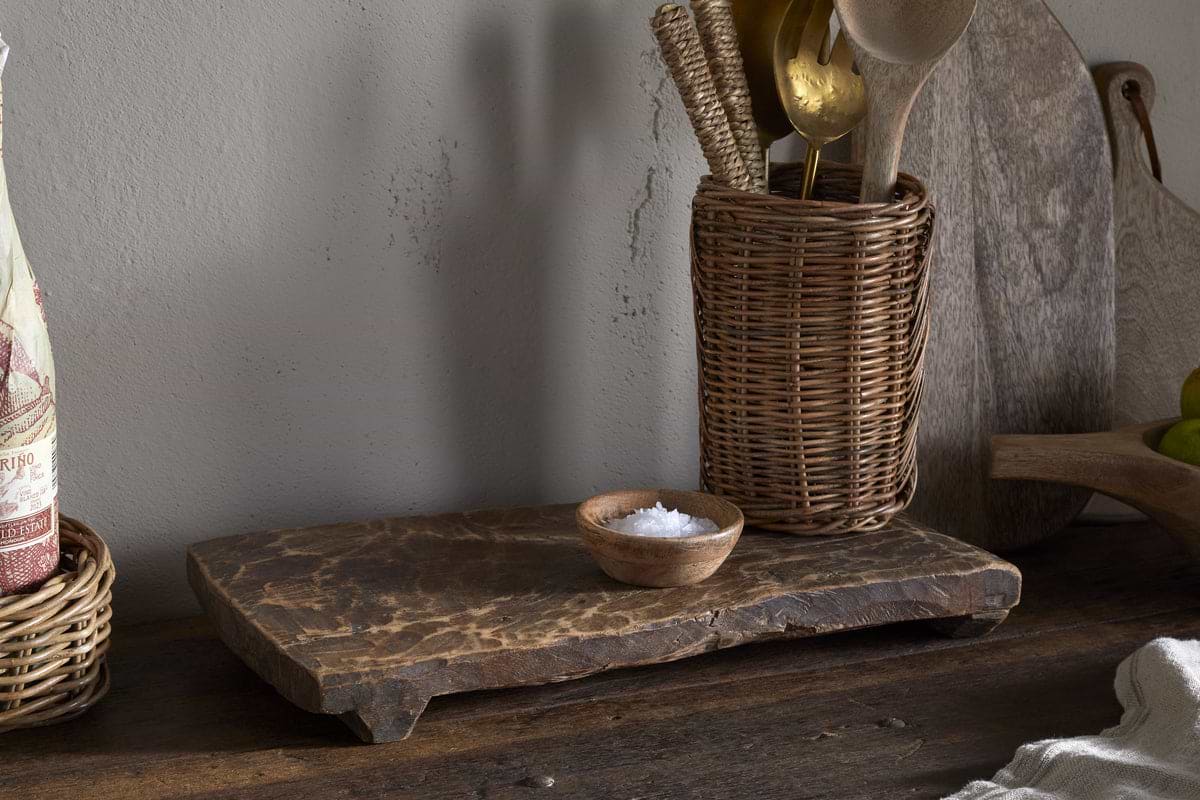Kaveeta Reclaimed Serving Board - Natural-SERVEWARE-Nkuku