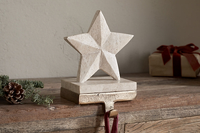 Malaati Stocking Holder - Beige-CHRISTMAS DECORATIONS-Nkuku