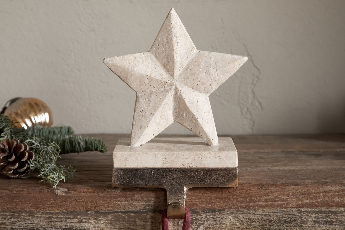 Malaati Stocking Holder - Beige-CHRISTMAS DECORATIONS-Nkuku