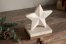 Malaati Stocking Holder - Beige-CHRISTMAS DECORATIONS-Nkuku