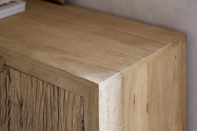 Tamia Reclaimed Wood Cabinet - Natural-STORAGE FURNITURE-Nkuku