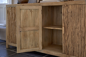 Tamia Reclaimed Wood Cabinet - Natural-STORAGE FURNITURE-Nkuku