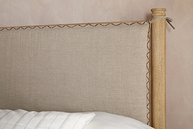 Sri Mango Wood Bed - Natural