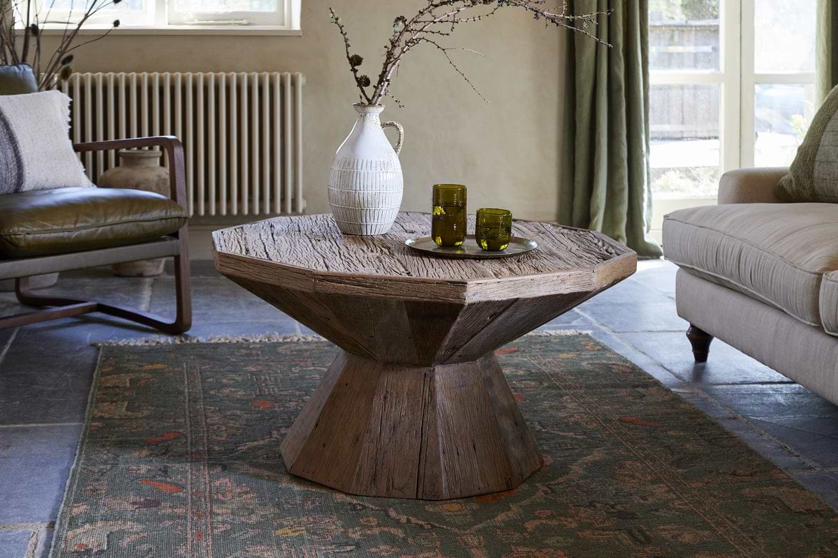Juhi Reclaimed Wood Coffee Table - Natural-TABLES-Nkuku