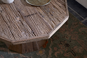 Juhi Reclaimed Wood Coffee Table - Natural-TABLES-Nkuku