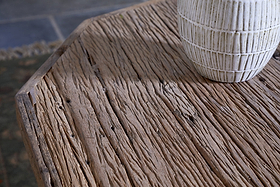 Juhi Reclaimed Wood Coffee Table - Natural-TABLES-Nkuku