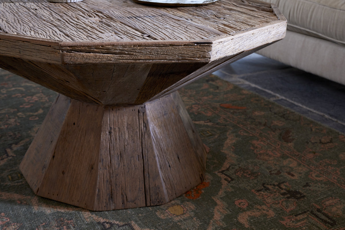 Juhi Reclaimed Wood Coffee Table - Natural-TABLES-Nkuku