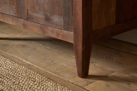 Anbu Acacia Wardrobe - Washed Walnut-BEDROOM FURNITURE-Nkuku