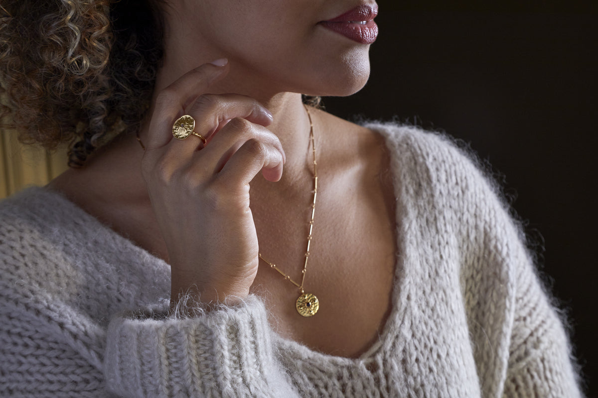 Mvua Ring - Gold-GIFTING-Nkuku