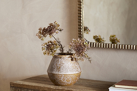 Agua Vase - Brown-VASES & PLANTERS-Nkuku