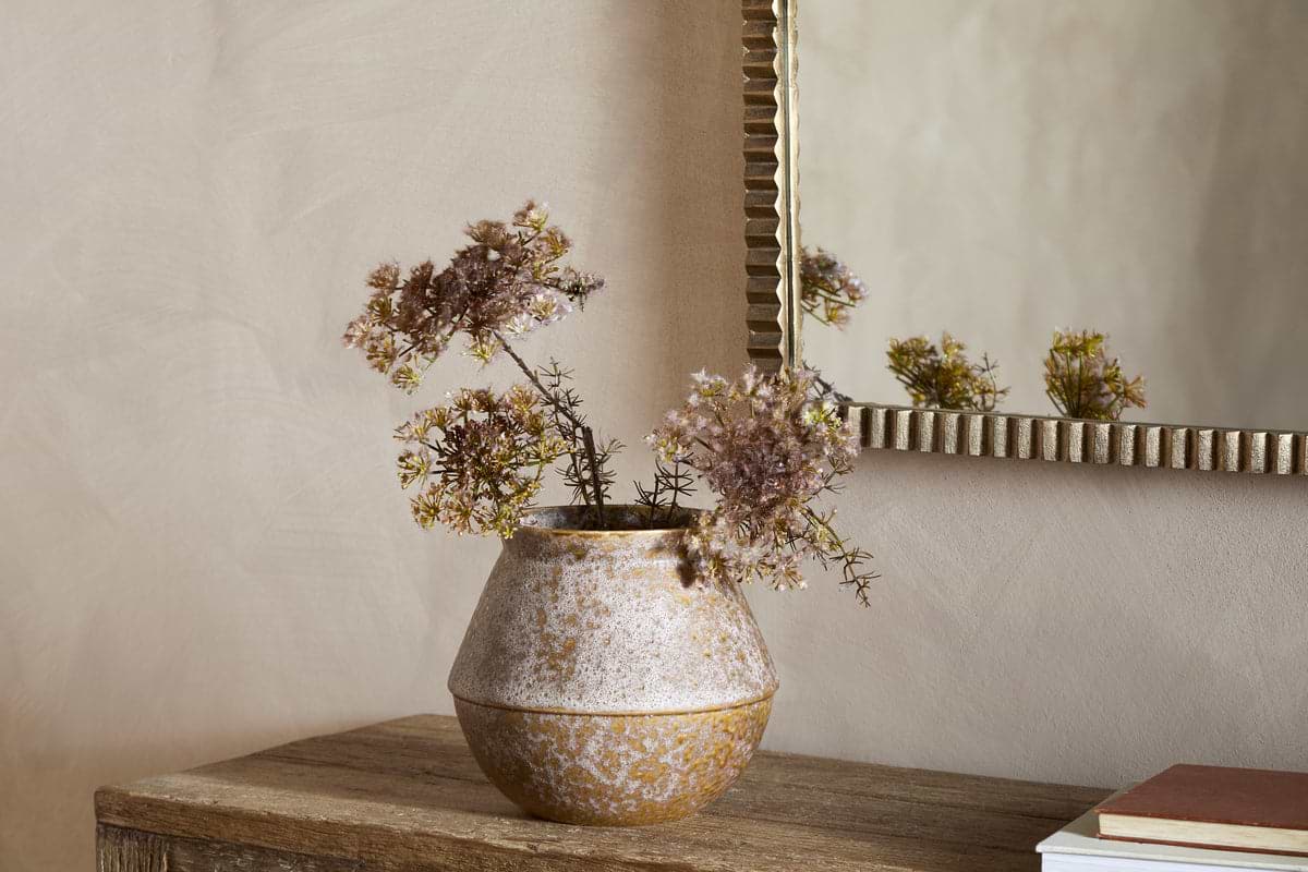 Agua Vase - Brown-VASES & PLANTERS-Nkuku