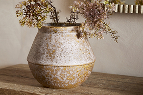Agua Vase - Brown-VASES & PLANTERS-Nkuku