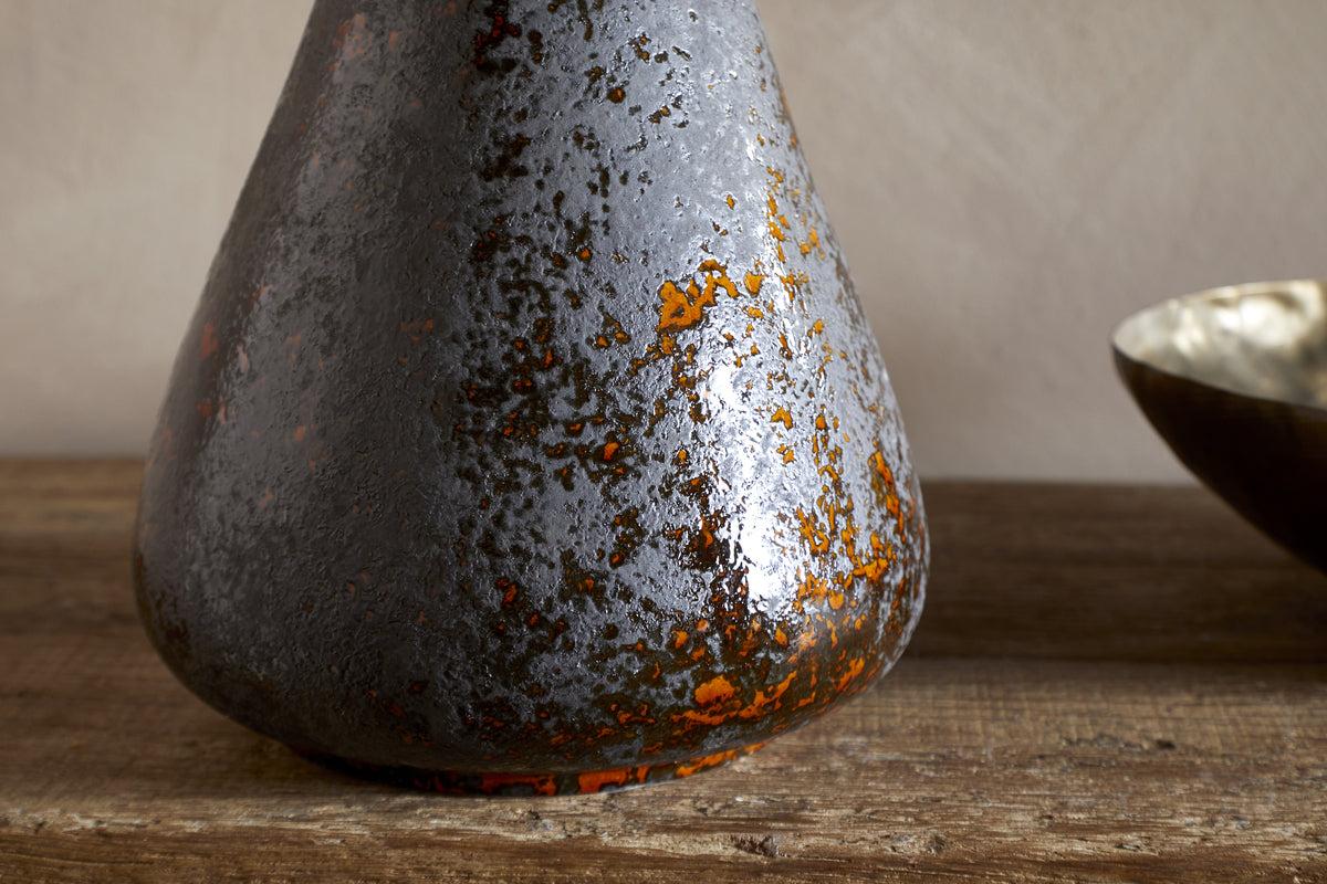 Brija Vase - Brown-VASES & PLANTERS-Nkuku