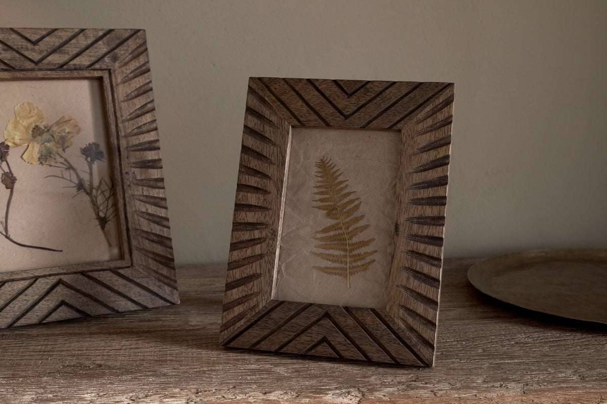 Janoni Mango Wood Frame - Mango Wood-DECORATIVE ACCESSORIES-Nkuku