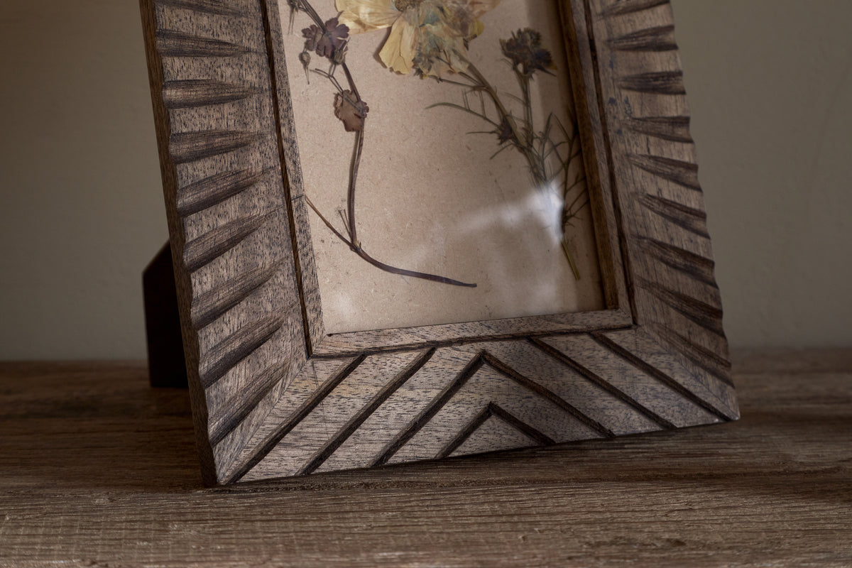 Janoni Mango Wood Frame - Mango Wood-DECORATIVE ACCESSORIES-Nkuku